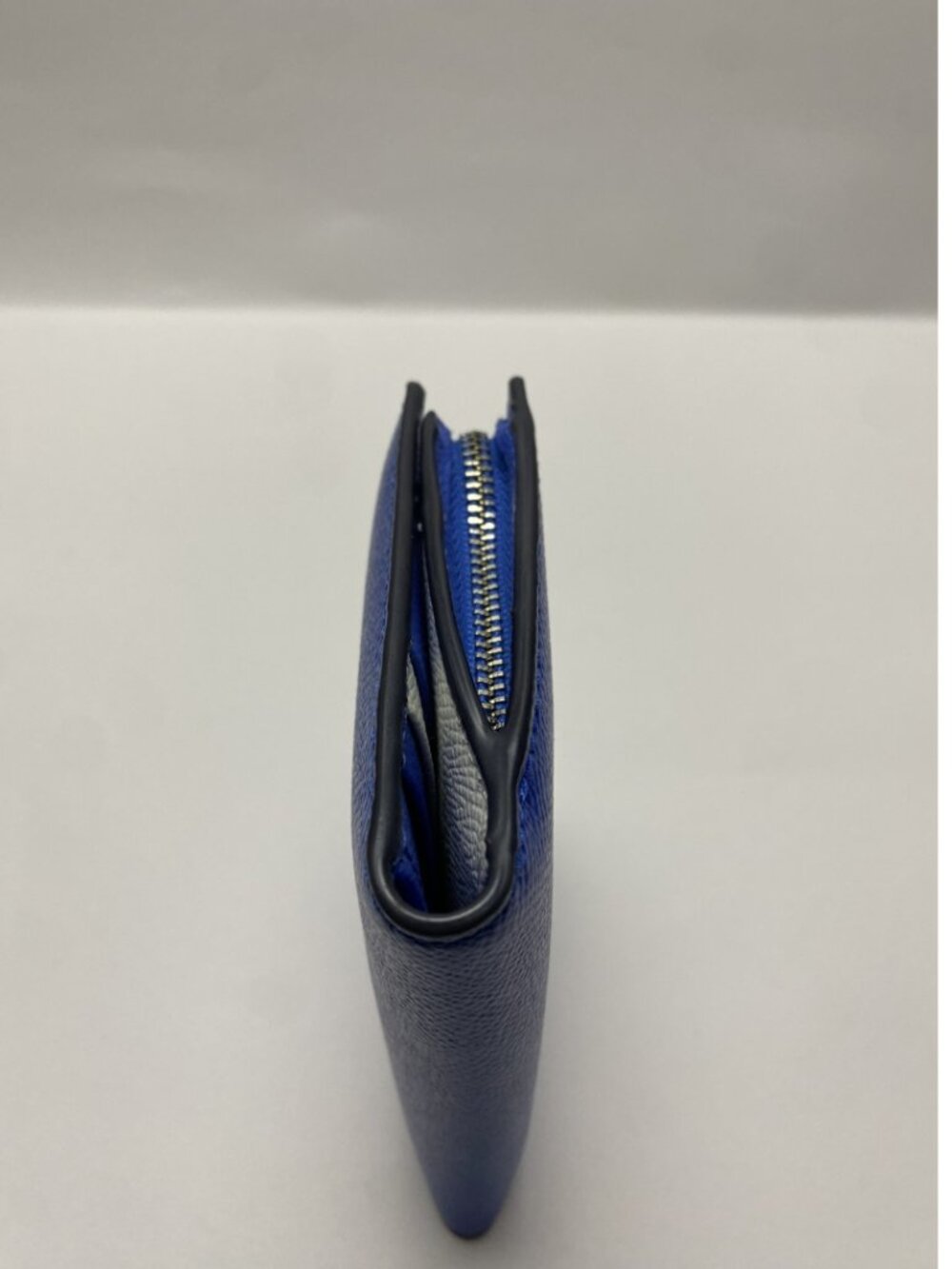Michael Kors Blue Saffiano Leather Wallet - Picture 3 of 11
